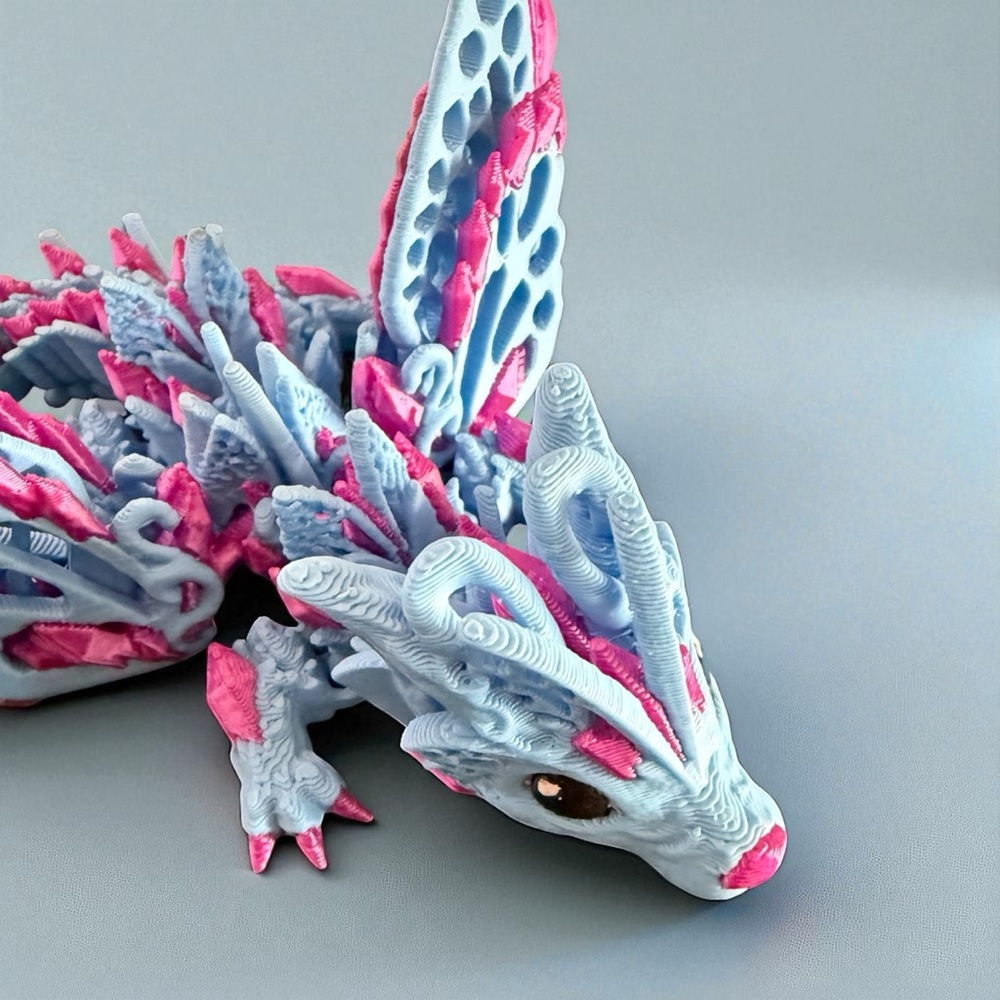 Rysuna the baby Wolf Dragon – Fully Articulated Collectible
